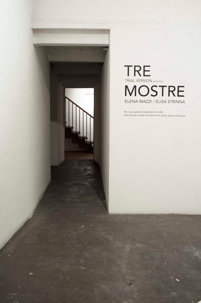 Tre Mostre, Elena Mazzi ed Elisa Strinna, a cura di Trial version, via del Moro 82r, 14-29 Marzo, Firenze